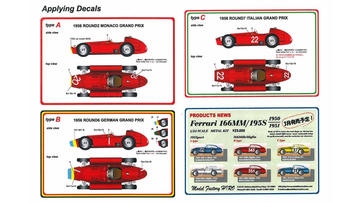 Ferrari D50 Italian GP 1956 1/20