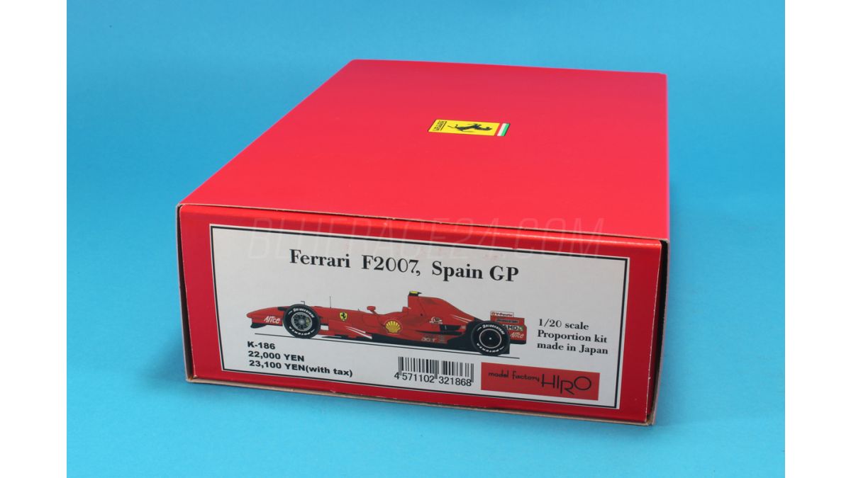 モデルファクトリーヒロ フェラーリF2007 スペインGP 1/20-