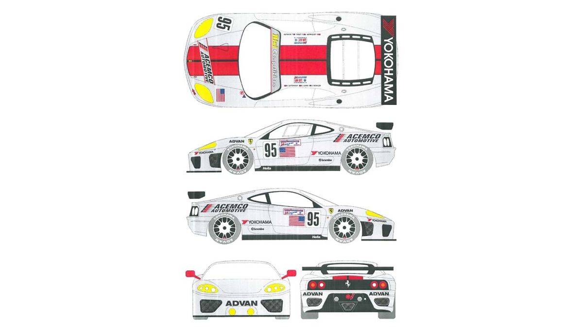 Ferrari 360 Modena GT Racing 2002-2004 1/24