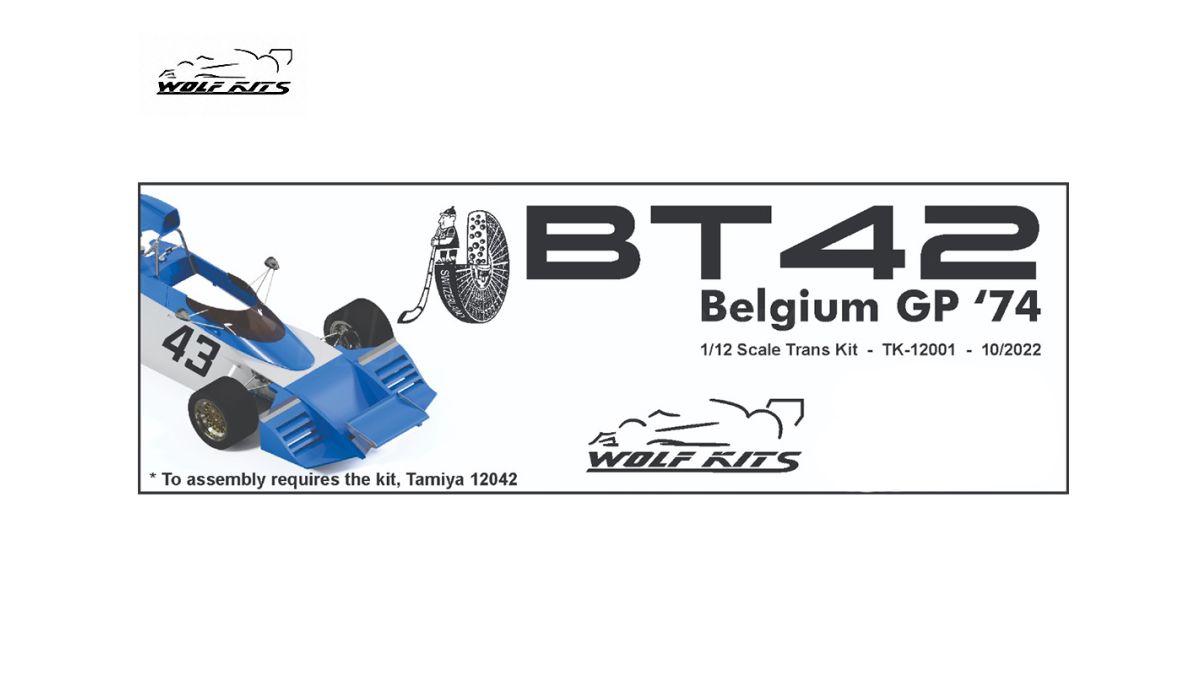 Brabham BT42 Belgium Grand Prix 1974 1/12
