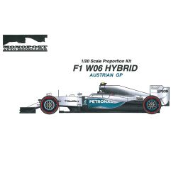 Mercedes F1 W06 Hybrid Austrian GP 2015 1/24 #6 #44