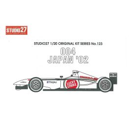 BAR Honda 004 Japan Grand Prix 2002 1/20