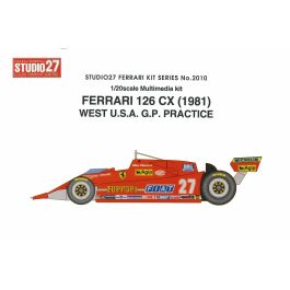 Ferrari 126CX USA West Grand Prix 1981 1/20
