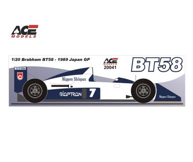 Brabham BT58 Japan Grand Prix 1989 1/20 - ACE Models - ACE-20041