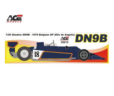 Shadow DN9B Belgium Grand Prix 1979 1/20 - ACE Models - ACE-20015