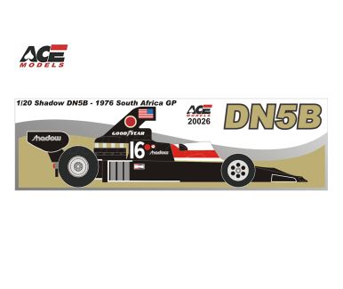 Shadow DN5B South African Grand Prix 1976 1/20 - ACE Models - ACE-20026