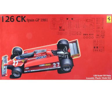 Ferrari 126CK "Clear Body Version" Spain Grand Prix 1981 1/20 - Fujimi - 090405 SP-4