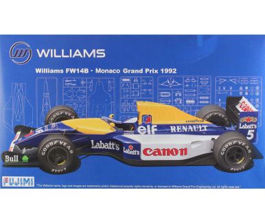 Williams FW14B Monaco Grand Prix 1992 1/20 - Fujimi - 090702 GP-24