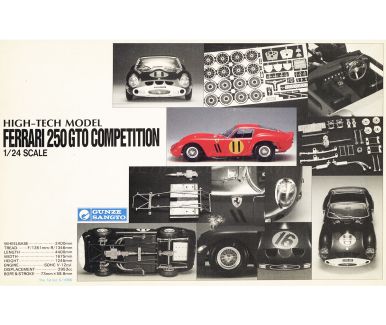 Ferrari 250 GTO Competition Tourist Trophy 1963 1/24 - Gunze Sangyo - G227