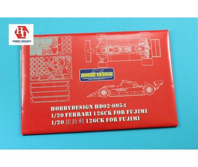 Ferrari 126CK Detail-Up Set for Fujimi 1/20 - Hobby Design - HD02-0054