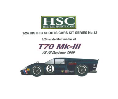 Lola T70 Mk. III Daytona 24 Hours 1968 1/24 - HSC Historic Sports Cars - HSC-012