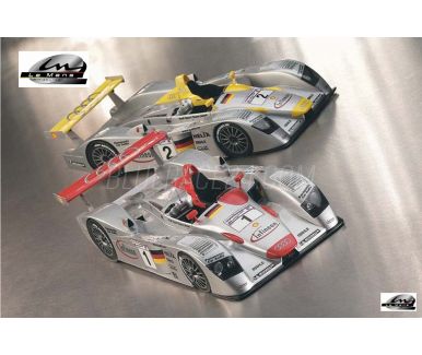 Audi R8 1. Le Mans 2001 #1 #2 - Le Mans Miniatures - LLM-124051