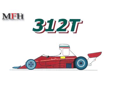 Ferrari 312T Formula 1 World Championship 1975/1976 1/20 - Model Factory Hiro
