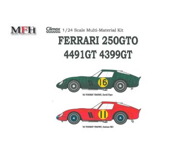 Ferrari 250 GTO Ver. B Tourist Trophy 1963 1/24 - Model Factory Hiro - MFH-K079
