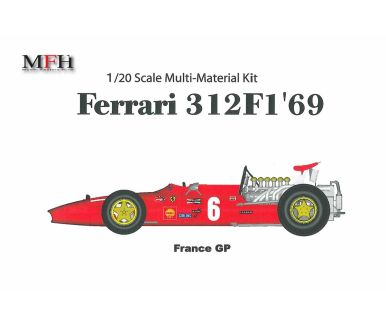 Ferrari 312F1-69 France GP 1969 Ver. F - Model Factory Hiro - MFH-K158