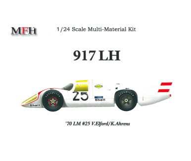 Porsche 917 Long Tail #25 Le Mans 1970 1/24 - Model Factory Hiro - MFH-K260