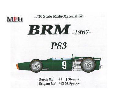 BRM P83 Dutch / Belgian Grand Prix 1967 1/20 - Model Factory Hiro - K306