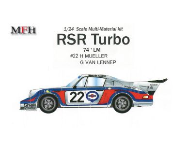 Porsche 911 Carrera RSR Turbo 24 Stunden Le Mans 1974 1/24 - Model Factory Hiro - MFH-KL4