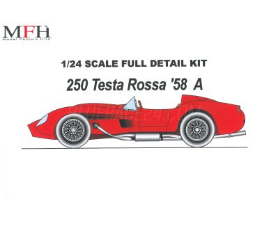 Ferrari 250 Testa Rossa - Le Mans 1958 #19 #22 - Model Factory Hiro - MFH-K022 - Version A