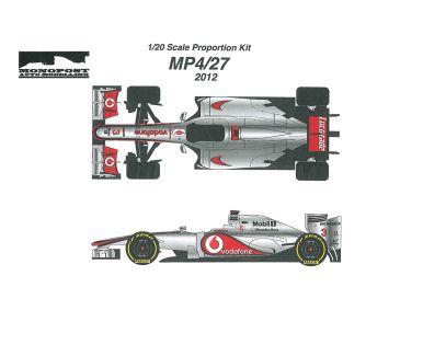 McLaren MP4/27 Formula 1 World Championship 2012 1/20 - Monopost - MP020