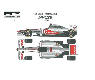 McLaren MP4/26 Formula One World Championship 2011 1/20 - Monopost - MP-013