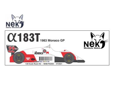 Alfa Romeo 183T Monaco Grand Prix 1983 1/20 - Neko Models - NEK-FK2030