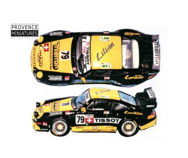 Porsche 993 GT2 "Lilian Bryner" Le Mans 24 Hours 1995 1/43 - Provence Moulage - K1070