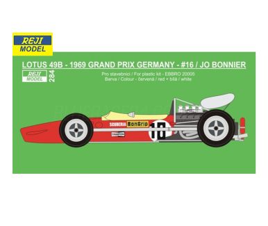 Lotus 49B "Jo Bonnier" German Grand Prix 1969 1/20 - Reji Model - 0284