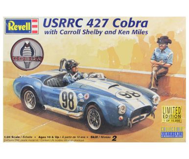 Shelby Cobra 427 with Carroll Shelby and Ken Miles USRRC 1964 1/24