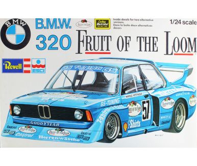 BMW 320i Group 5 "Fruit of the Loom / Carling Black Label" Deutsche Rennsportmeisterschaft 1978 1/24 - Revell / ESCI - H-2273