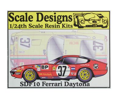 Ferrari 365 GTB4 "Francorchamps/N.A.R.T." Le Mans 1972 and 1973 1/24 - Scale Designs - SD-SDF10