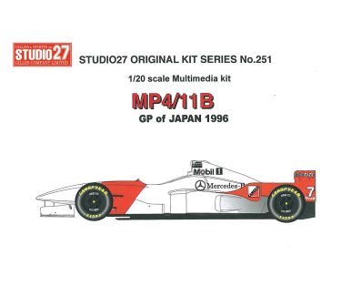 McLaren MP4/11B Japan GP 1996 1/20 - Studio27 - ST27-FK20251
