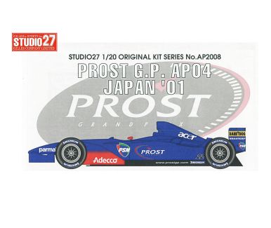 Prost AP04 Japan Grand Prix 2001 1/20 - Studio27 - AP2008