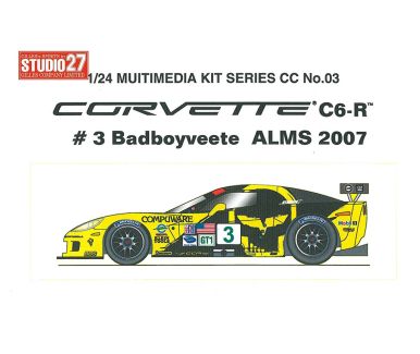 Corvette C6-R #3 "Badboyvette" ALMS 2007 1/24 - Studio27 - ST27-CC2403