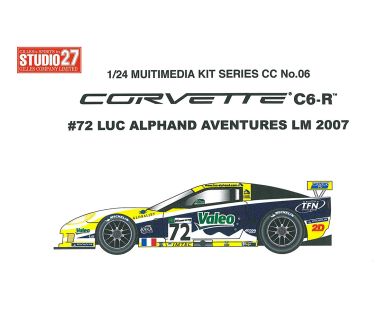 Corvette C6-R #72 Luc Alphand Aventures Le Mans 2007 1/24 - Studio27 - ST27-CC2406