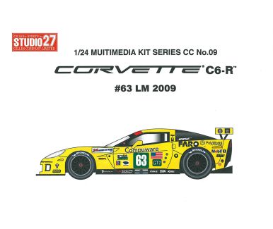 Corvette C6-R #63 Le Mans 2009 1/24 - Studio27 - ST27-CC2409