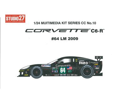 Corvette C6-R #64 Le Mans 2009 1/24 - Studio27 - ST27-CC2410