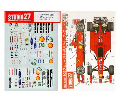 Ferrari F1-2000 Marlboro High-Tech Decals 1/20