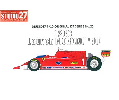 Ferrari 126C - Italy GP 1980 1/20 - Studio 27 - ST27-FK2019