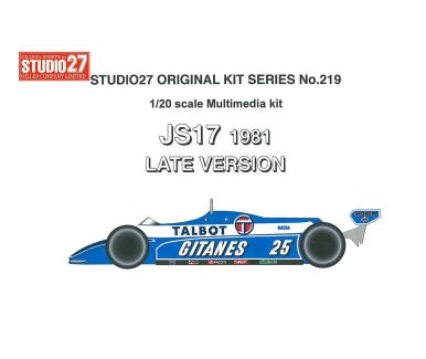 Ligier JS17 late version - Studio27 - ST27-FK20219C