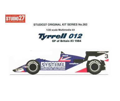 Tyrrell 012 #3 British Grand Prix 1984 1/20 - Studio27 - ST27-FK20262