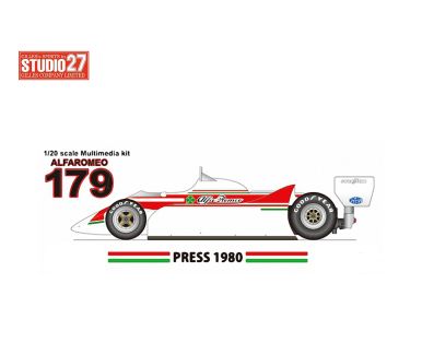 Alfa Romeo 179 Press 1980 1/24 - Studio 27 - ST27-FK20316