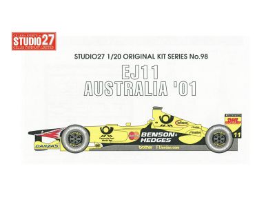 Jordan EJ11 Australian Grand Prix 2001 1/20 - Studio27 - FK2098