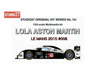 Lola Aston Martin DBR1 #008 Le Mans 2010 1/24 - Studio27 - ST27-FK24103