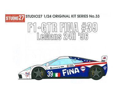 McLaren F1 GTR "Fina" Le Mans 1996 1/24 - Studio27 - ST27-Fk2433