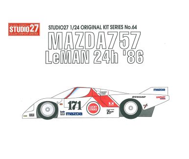 Mazda 757 Le Mans 1986 1/24 - Studio27 - ST27-FK2464