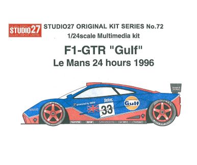 McLaren F1 GTR "Gulf" Le Mans / Suzuka 1996 1/24 - Studio27 - ST27-Fk2472