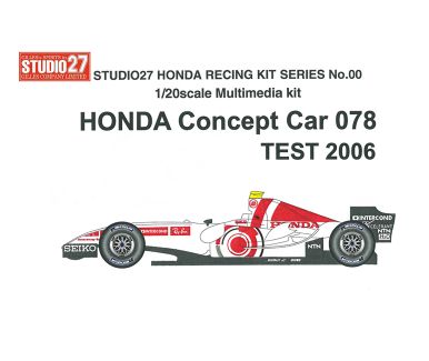 Honda Concept Car 078 Test 2006 1/20 - Studio27 - ST27-HD2000