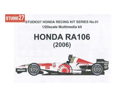 Honda RA106 Formula 1 World Championship 2006 1/20 - Studio27 - ST27-HD2001