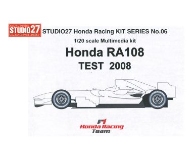 Honda RA108 Test 2008 1/20 - Studio27 - ST27-HD2006